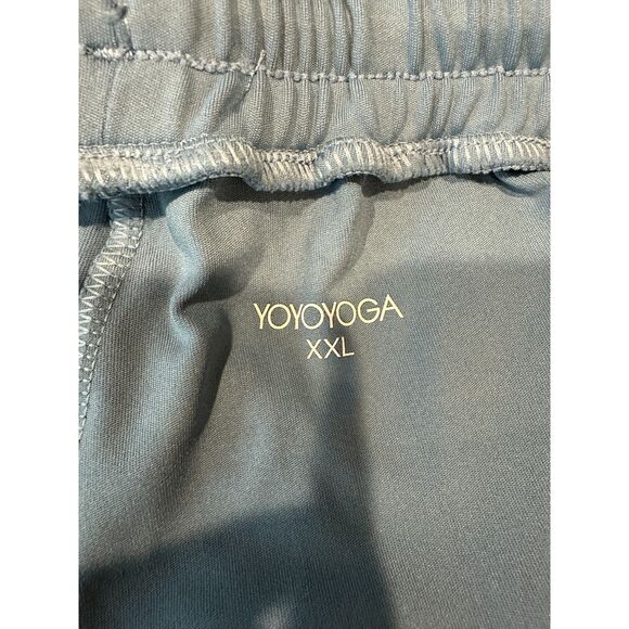 NWOT Yoyoyoga Blue Cargo Jogger Pants Blue Size XXL - Picture 7 of 7